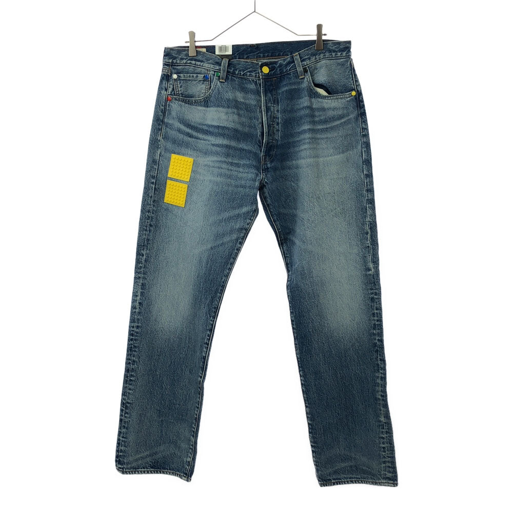 未使用 リーバイスプレミアム LEGO 501 レゴブロック ストレートデニムパンツ w36 LEVI'S PREMIUM ビッグE レゴ レゴブロック付き タグ付き ボタンフライ メンズ