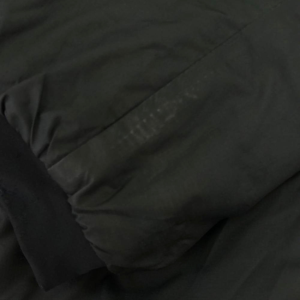 HAGLOFS ホグロフス ロゴプリント フード付き 中綿ジャケット M ブラック アウトドア メンズ