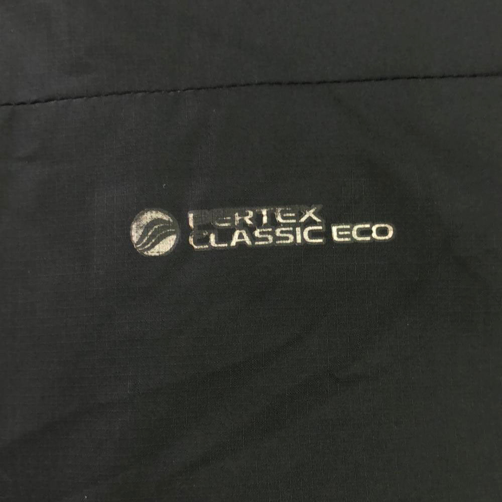 HAGLOFS ホグロフス ロゴプリント フード付き 中綿ジャケット M ブラック アウトドア メンズ