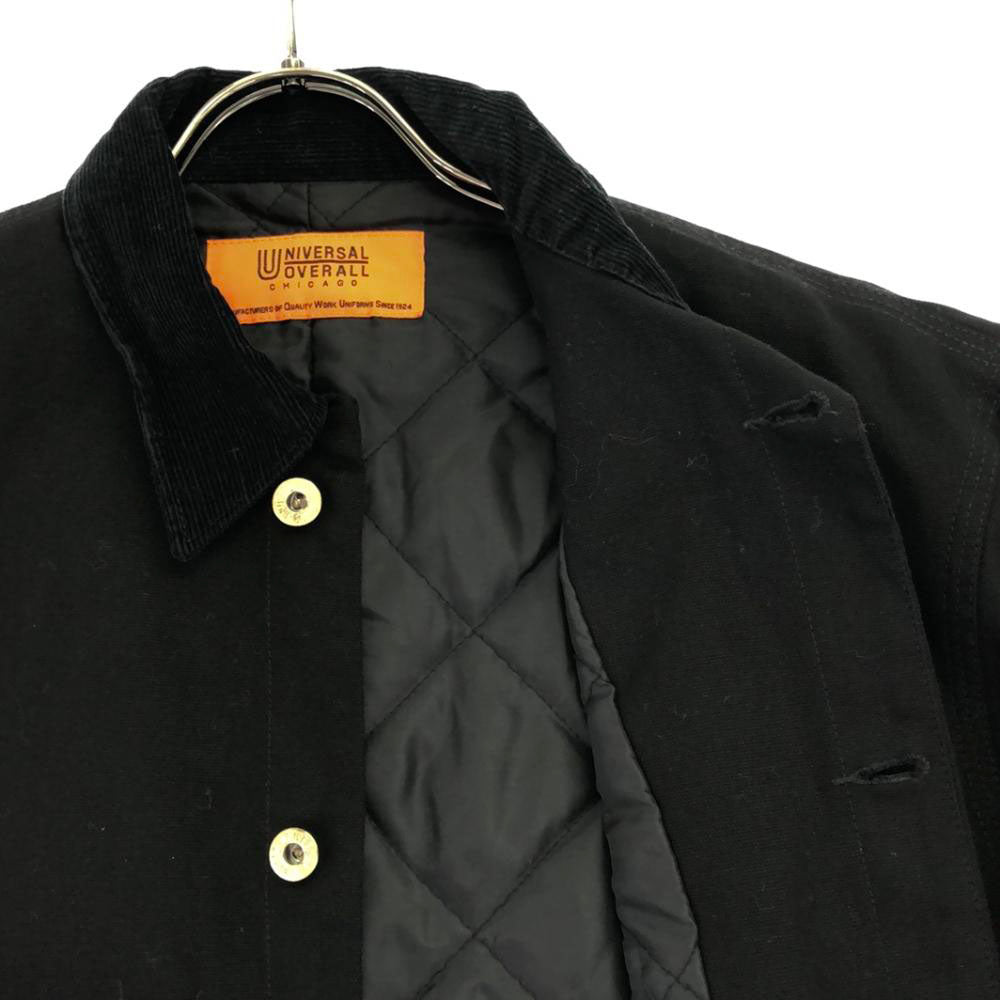 UNIVERSAL OVERALL ユニバーサルオーバーオール コットン ワークジャケット L ブラック メンズ