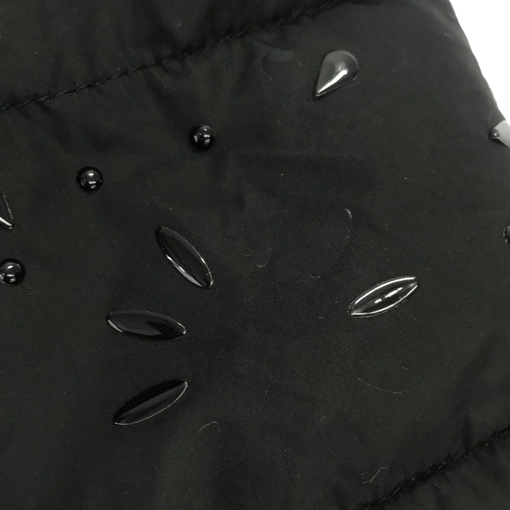 Desigual デシグアル ファーフード付き 中綿ジャケット S ブラック 裏ボア レディース