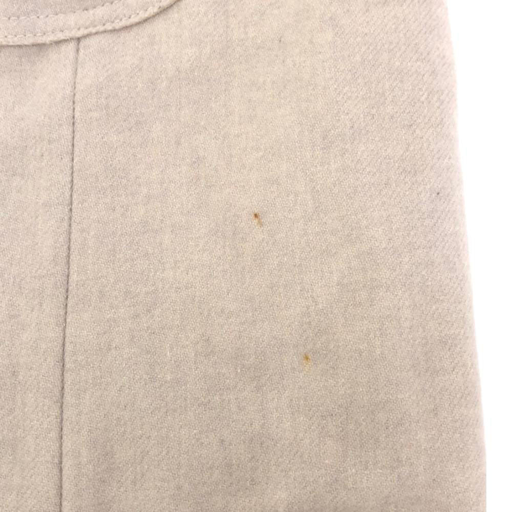 NINA RICCI ニナリッチ ウールブレンド ステンカラーコート 36 ライトグレー ロング レディース