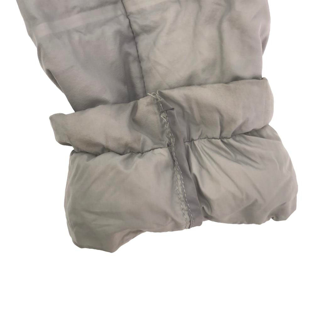 UNIQLO ユニクロ シームレス ダウンジャケット XL ライトグレー フード付き ナイロンジャケット 収納袋付き レディース