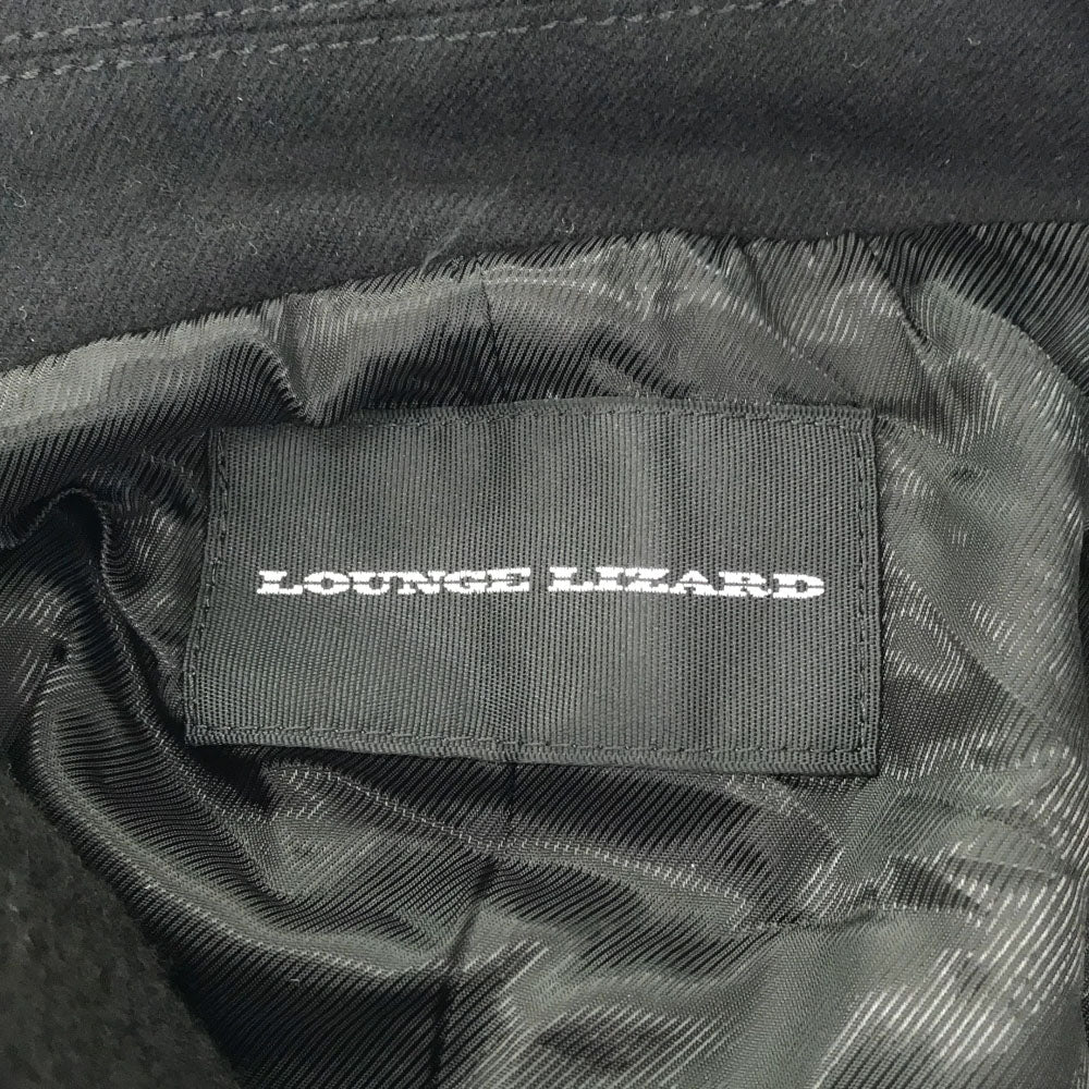 未使用 LOUNGE LIZARD ラウンジリザード 日本製 フード付き ジャケット 2 ブラック タグ付き ライナー付き メンズ