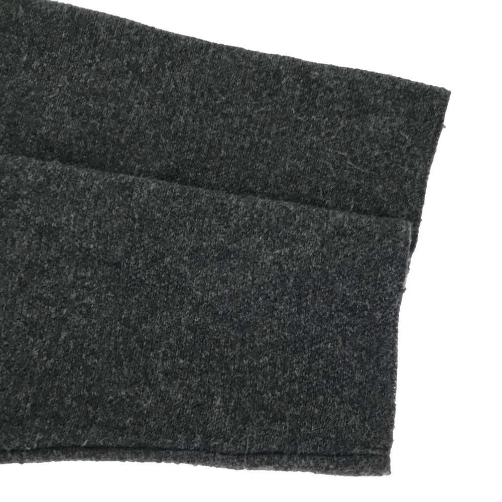 ADAWAS アダワス 日本製 ウールブレンド フーデッド ガウンコート FREE グレー レディース