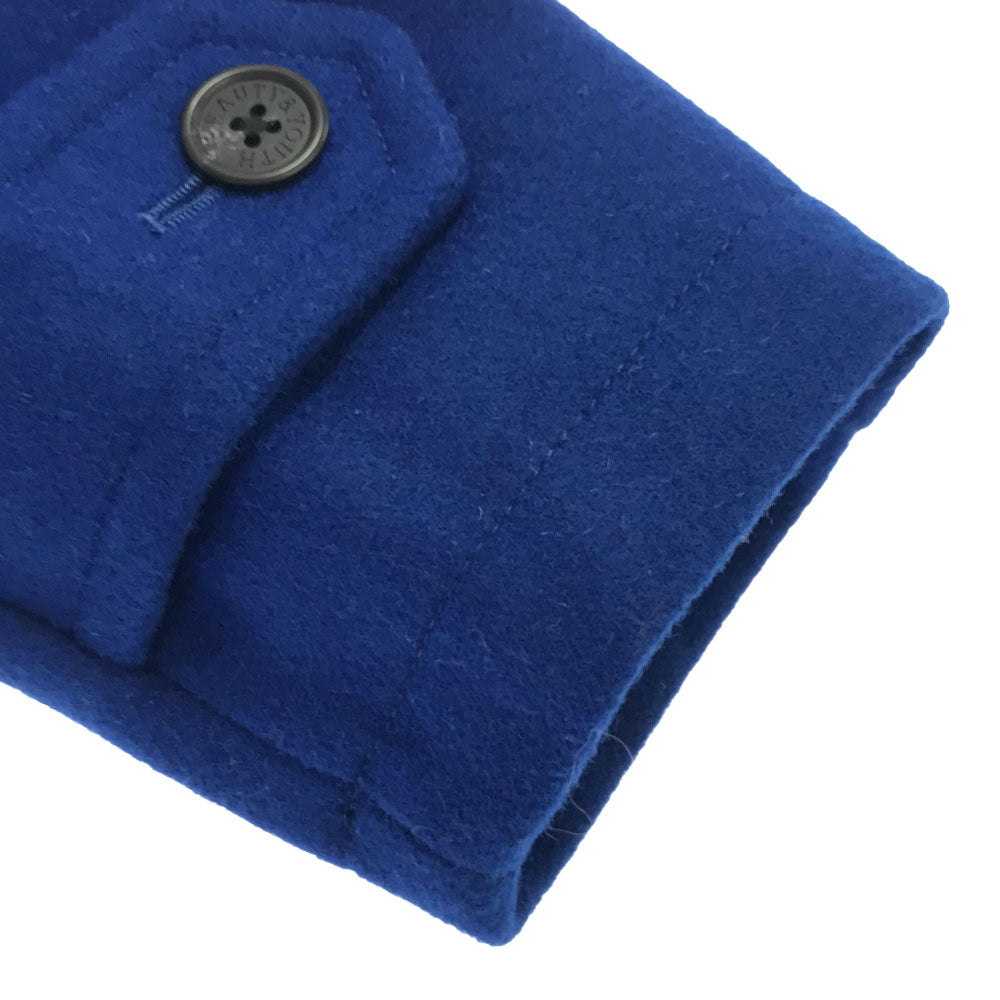 未使用 BEAUTY&YOUTH UNITED ARROWS ビューティアンドユース ウールブレンド メルトンダッフル ジャケット S ブルー タグ付き メンズ