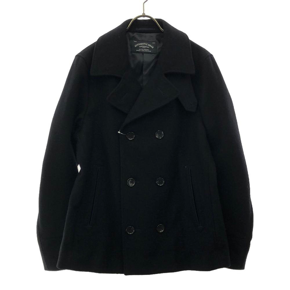 green label relaxing グリーンレーベルリラクシング 未使用 UNITED ARROWS ウールブレンド ピーコート M ネイビー タグ付き ユナイテッドアローズ メンズ