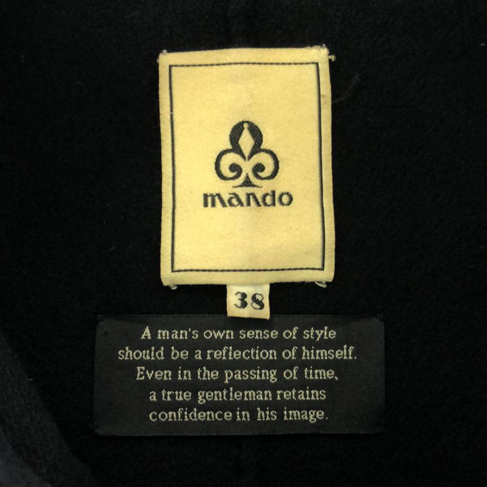 Mando マンド ウールコート 38 ブラック メンズ