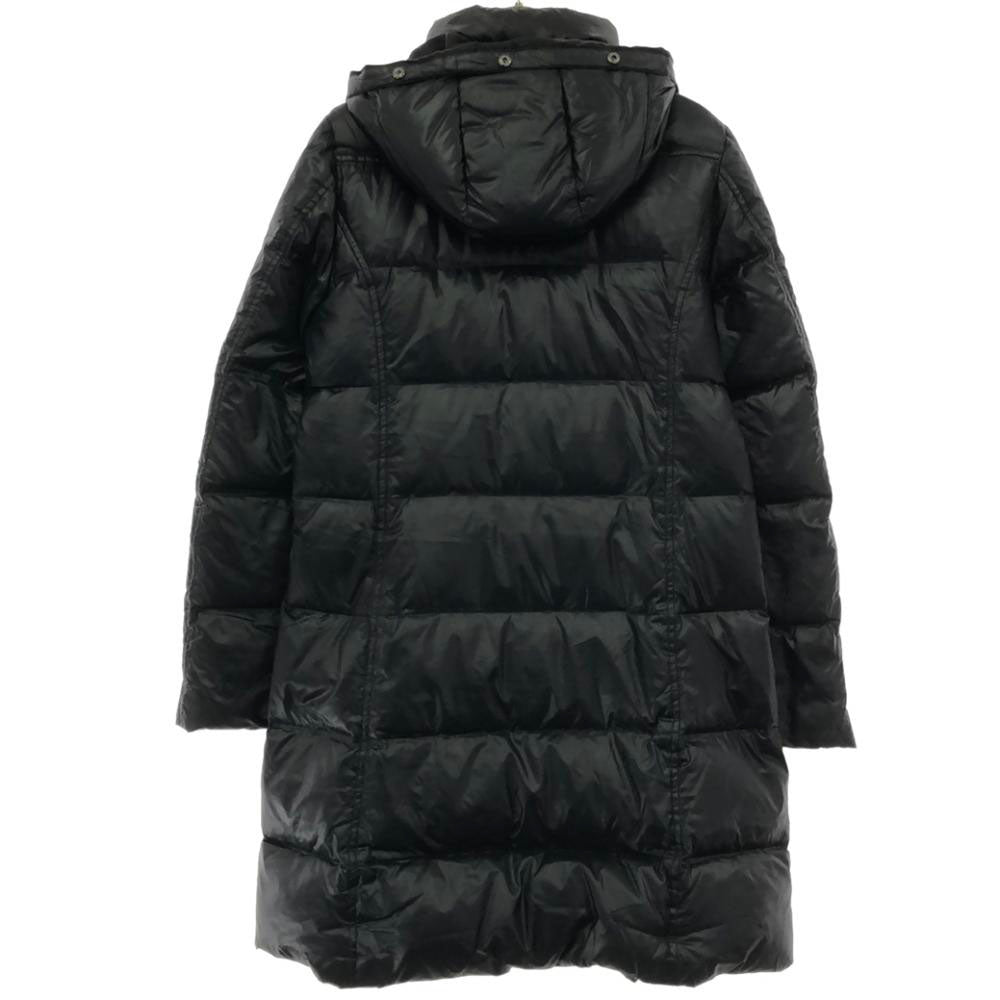 LOVELESS ラブレス 三陽商会 ロゴ刺繍 フード付き ダウンコート 36 ブラック レディース