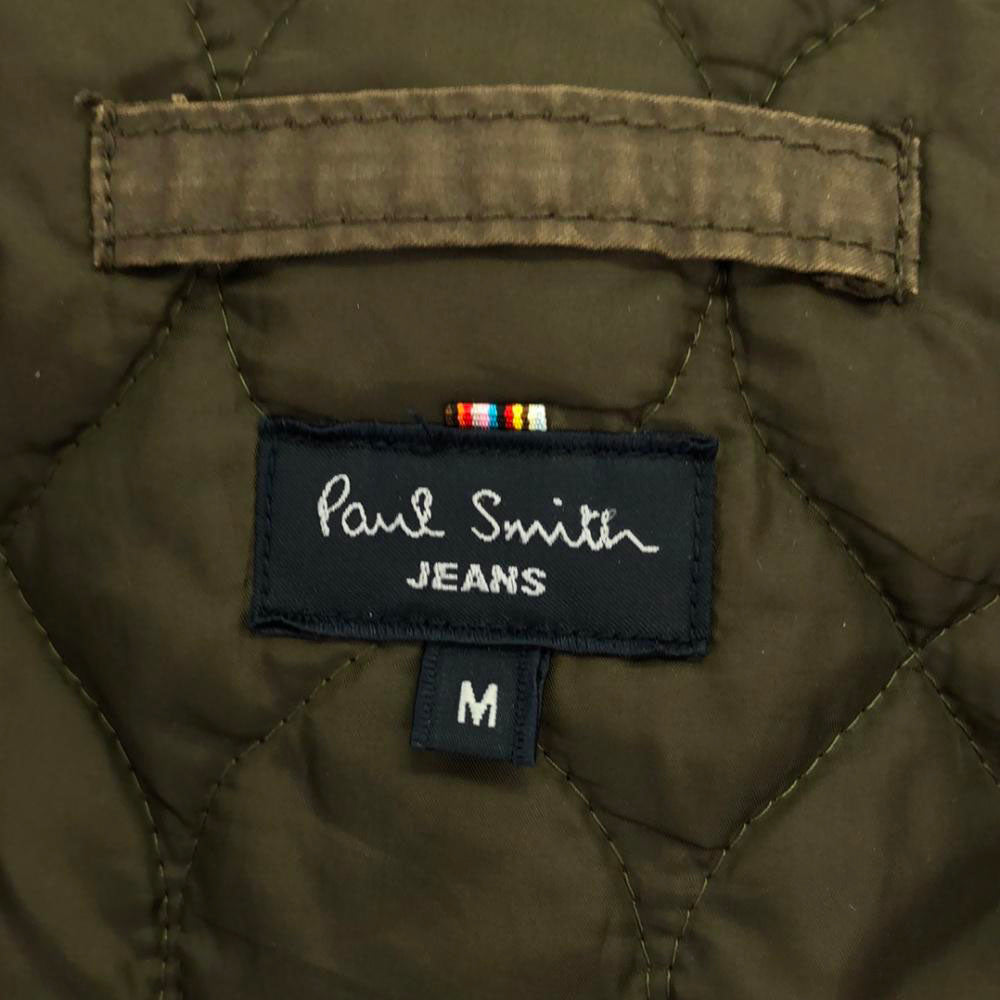 Paul Smith JEANS ポールスミスジーンズ フード付き 中綿ジャケット M カーキ メンズ