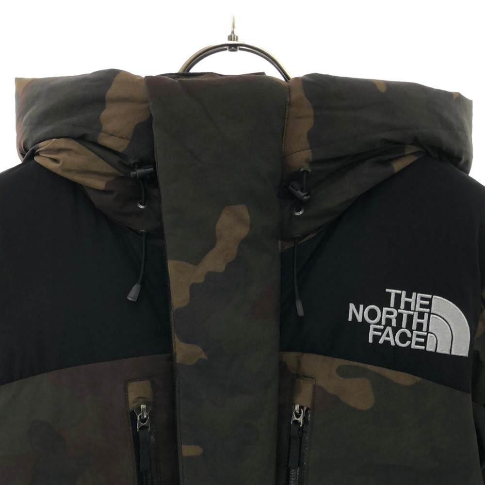 THE NORTH FACE ザノースフェイス ND91845 迷彩 ダウンジャケット XS グリーン系 カモフラ アウトドア メンズ
