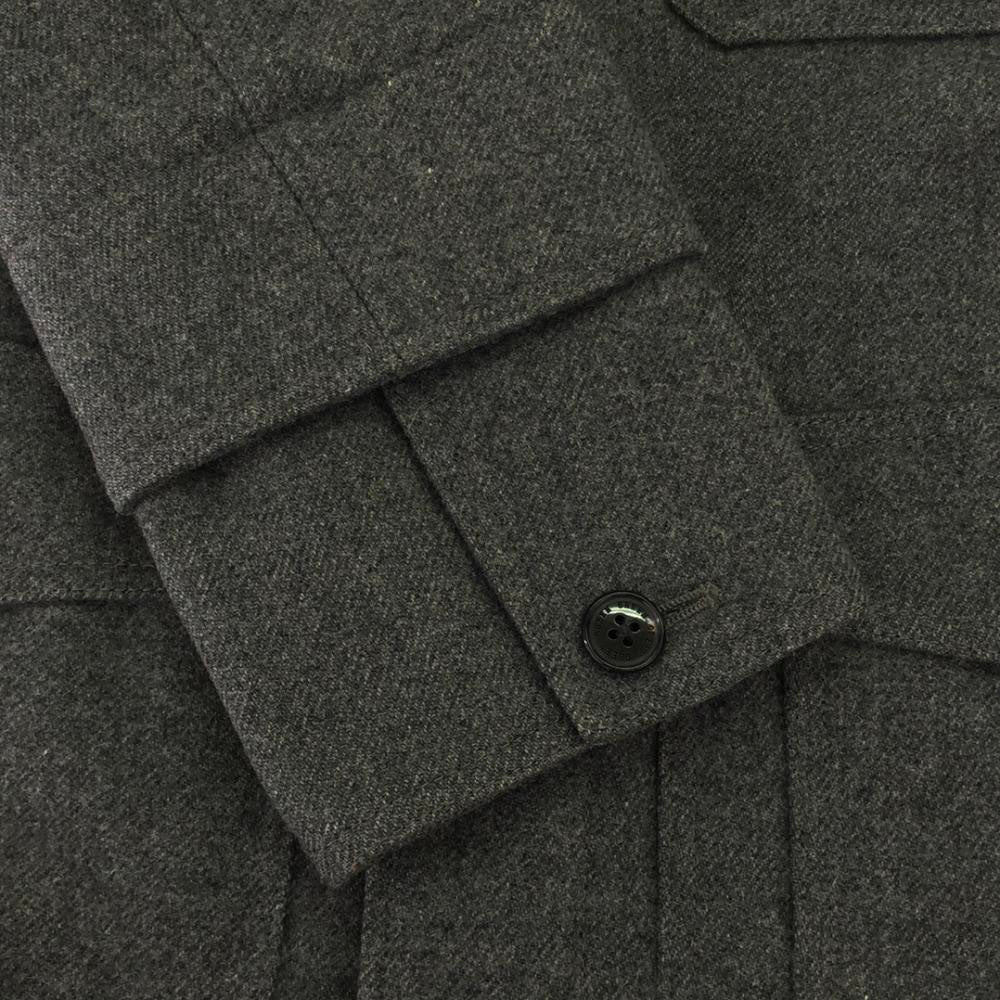 green グリーン 日本製 ボアライナー付き ウールコート 1 グレー レディース