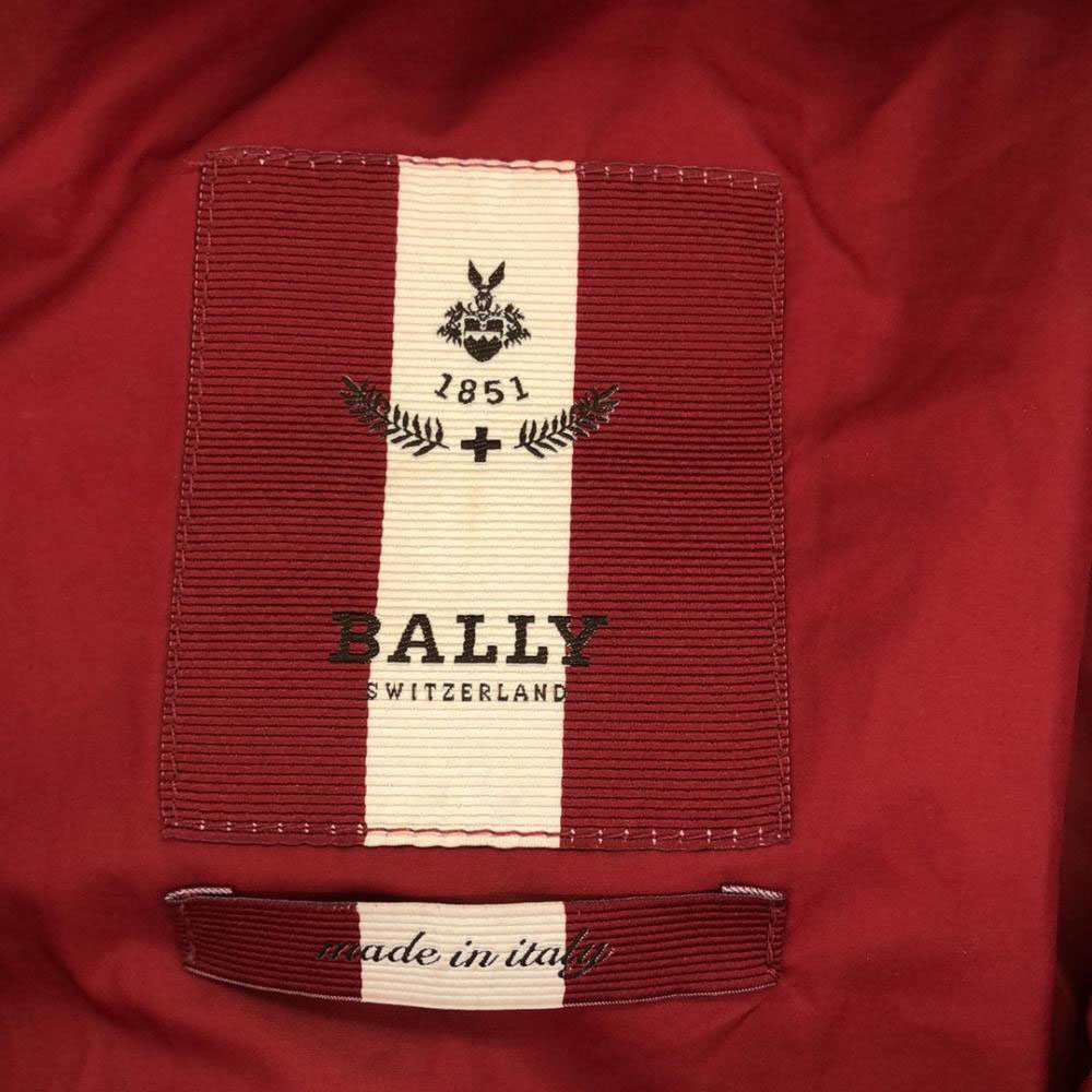 バリー イタリア製 ファーフード付 ダウンジャケット 8 ブラック BALLY ダブルファスナー レディース