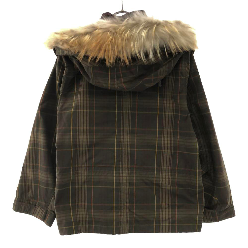 beautiful people ビューティフルピープル チェック ジャケット 36 オリーブ レディース