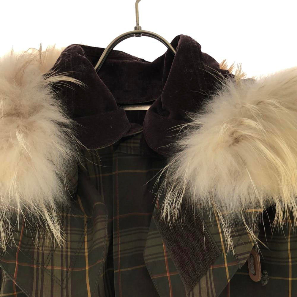 beautiful people ビューティフルピープル チェック ジャケット 36 オリーブ レディース