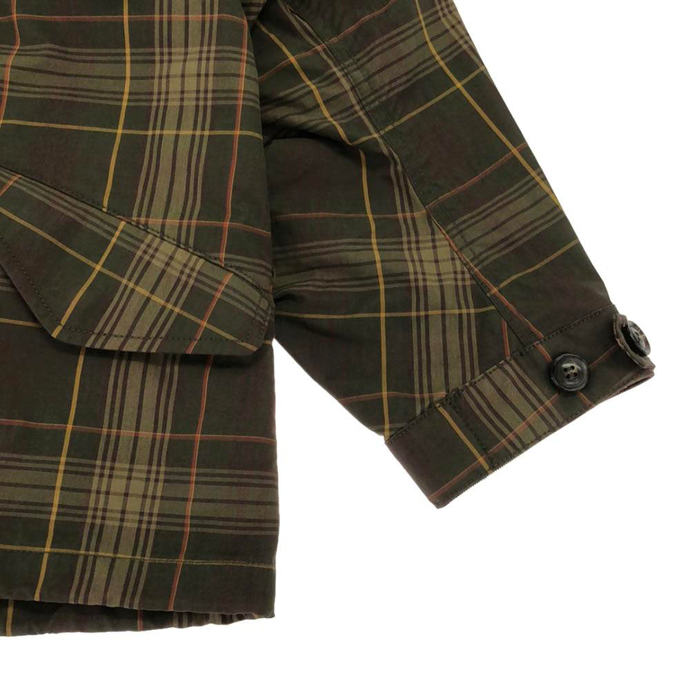 beautiful people ビューティフルピープル チェック ジャケット 36 オリーブ レディース