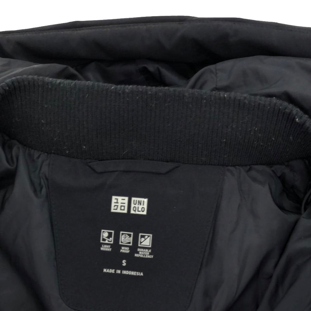 UNIQLO ユニクロ シームレスダウンショート コート S ネイビー レディース