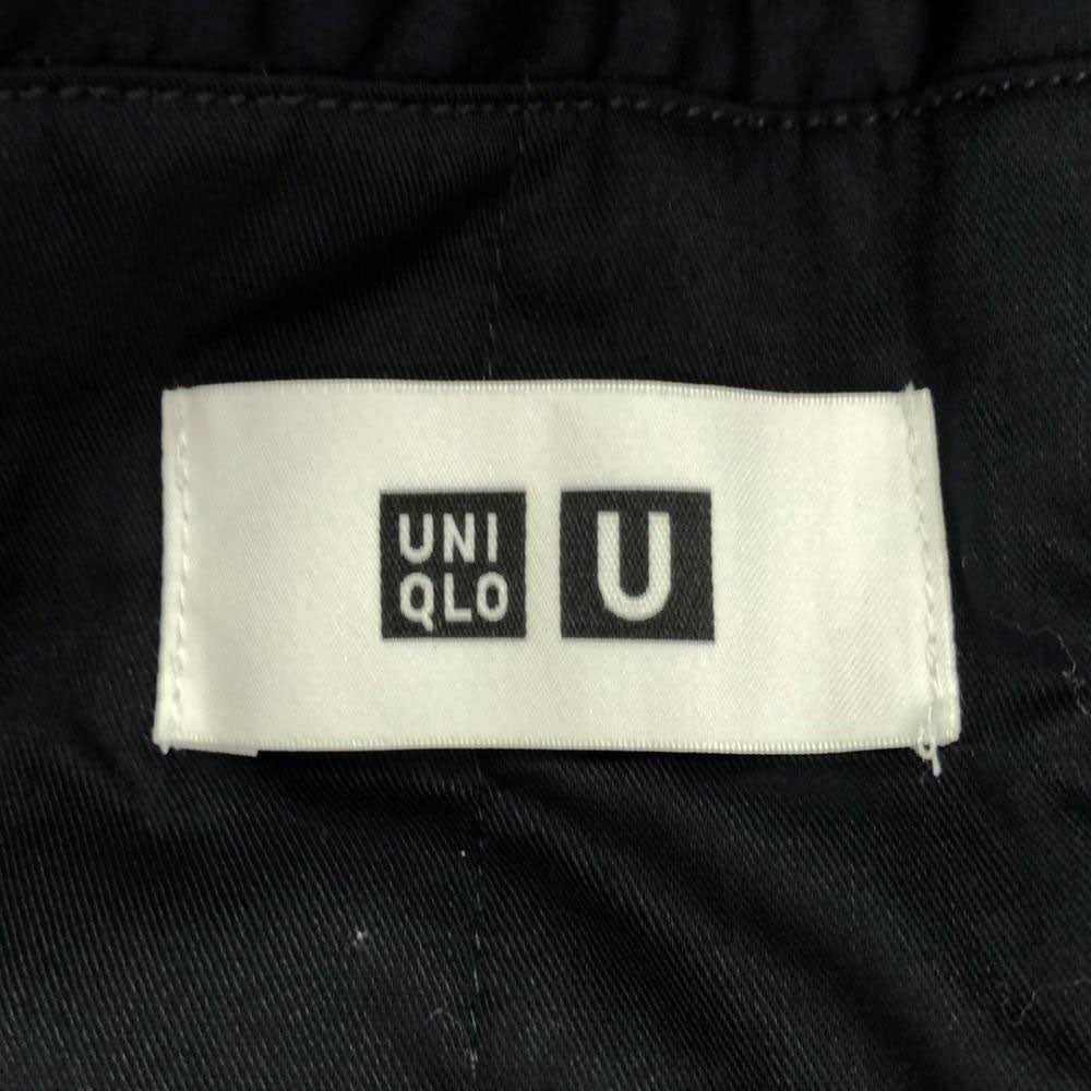 未使用 UNIQLO ユニクロ ショート コート S ブラック ダブルボタン タグ付き レディース