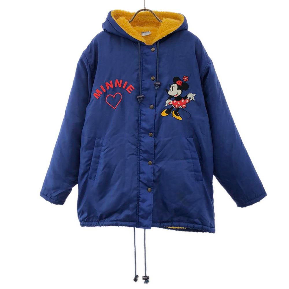 Disney ディズニー ミッキーマウス ボアジャケット ブルー レディース