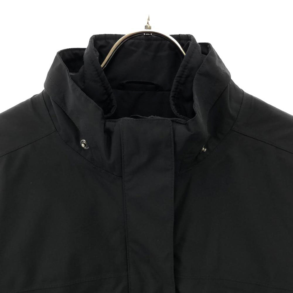 L.L.Bean エルエルビーン ノーカラーコート L ブラック ライナー付き レディース