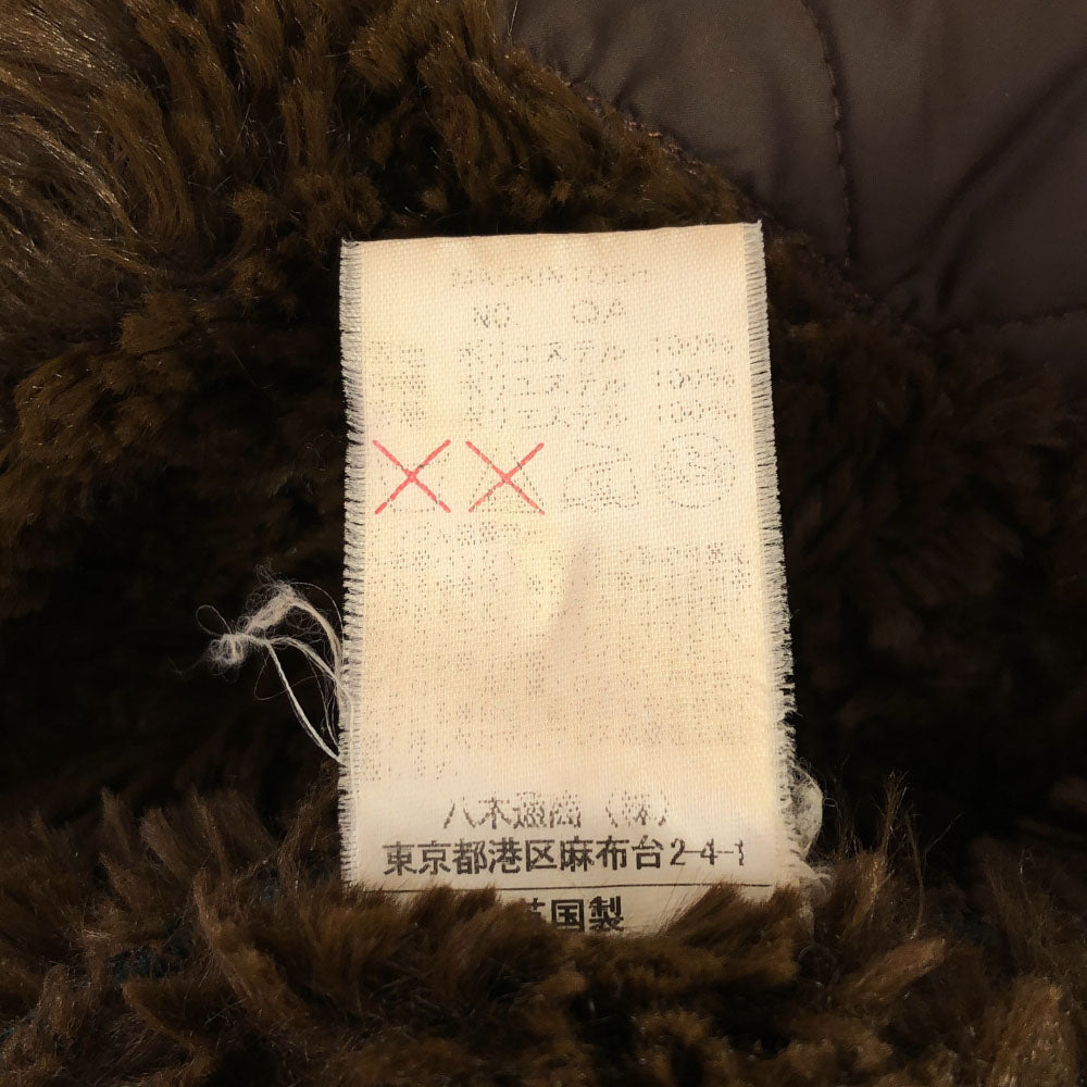 MACKINTOSH SCOTLAND マッキントッシュスコットランド 英国製 キルティングジャケット 38 ブラウン 裏ボア レディース