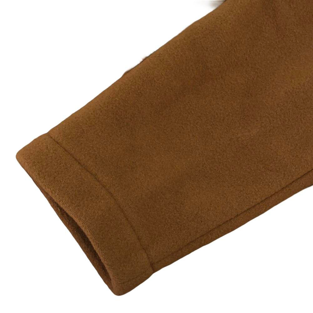 Gloverall グローバーオール 英国製 ウールブレンド ダッフルコート 9YEARS 134cms キャメル 裏チェック キッズ