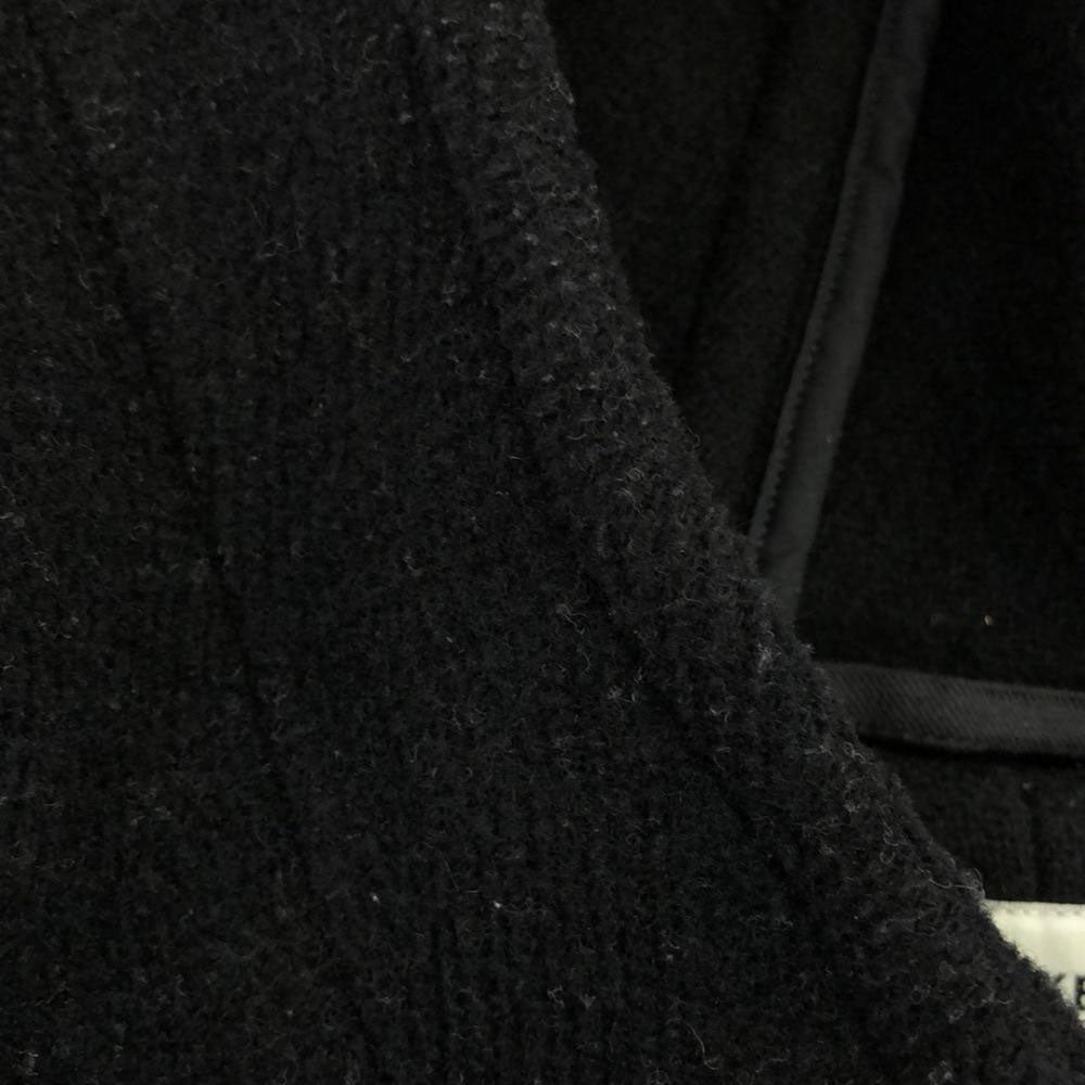 HYKE ハイク 日本製 ウールブレンド ダッフルコート 1 ブラック レディース