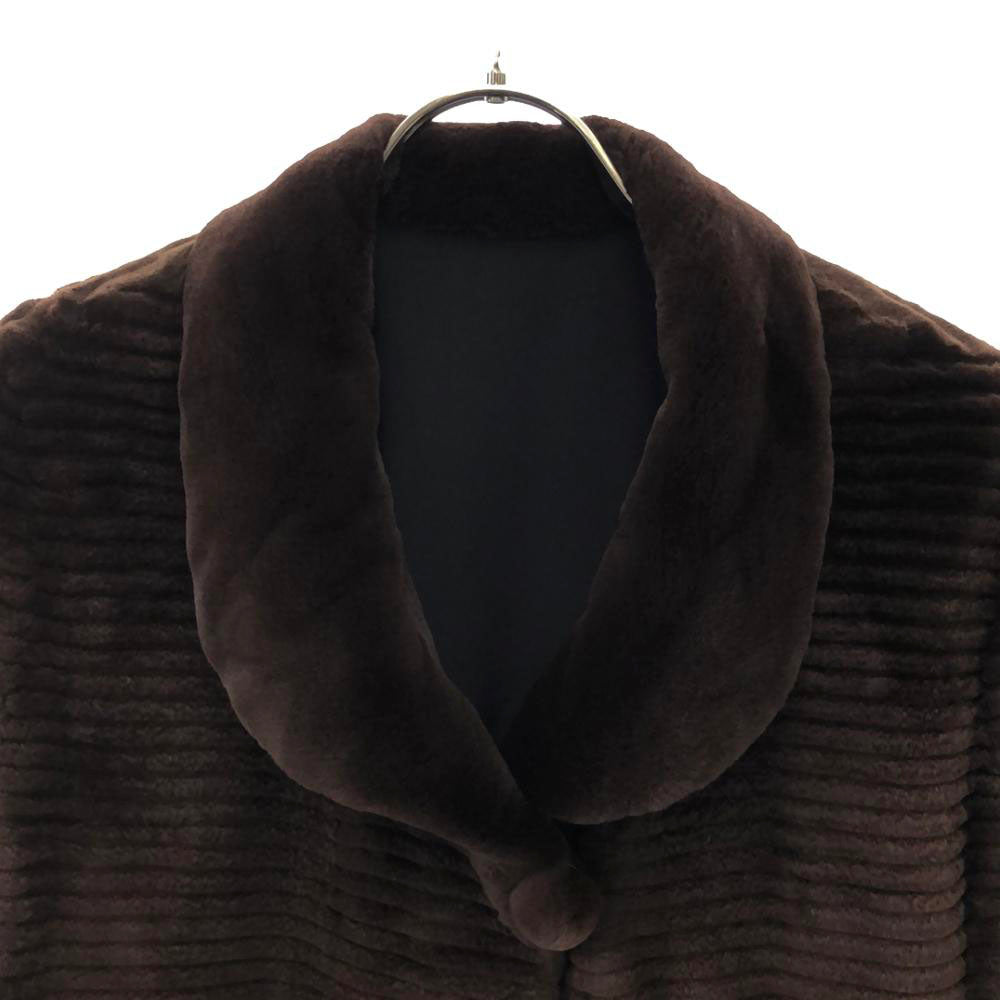 SAGA MINK サガミンク ファーコート F ブラウン 毛皮 レディース