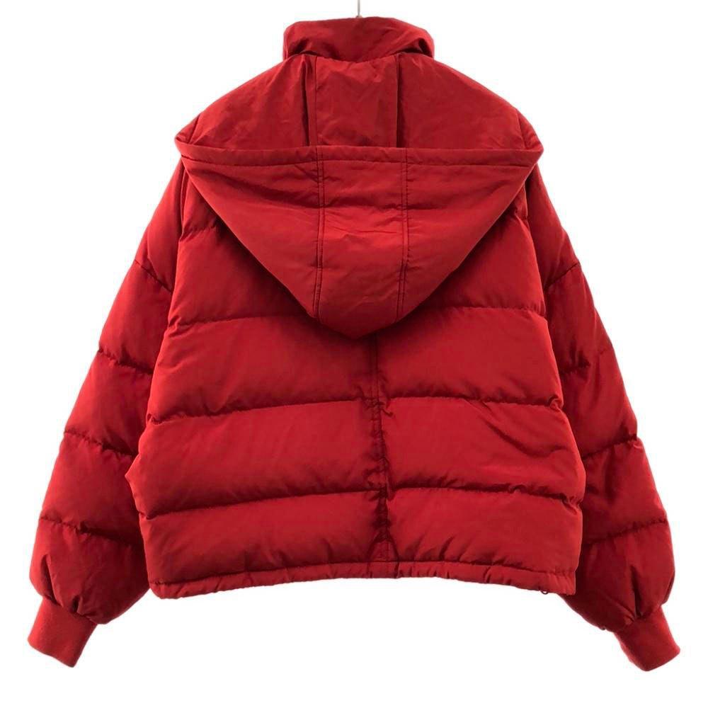 jouetie ジュエティ フーディー ダウンジャケット M レッド レディース