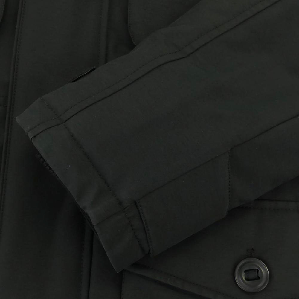 PARKA LONDON パーカロンドン 中綿ジャケット M ブラック ダブルジッパー 裏地付き メンズ