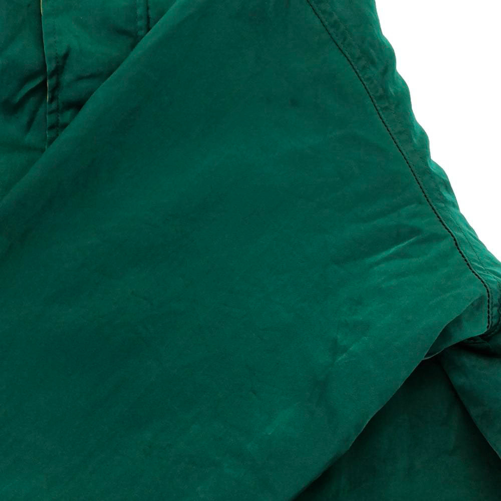 mikihouse ミキハウス プリント ナイロンジャケット 150 グリーン 裏フリース キッズ