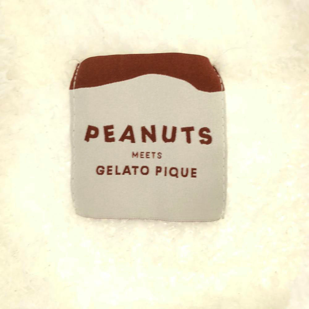 ジェラートピケ ピーナッツコラボ スヌーピー 長袖 ワンピース ルームウェア F ホワイト gelato pique PWN0215008 PEANUTS レディース