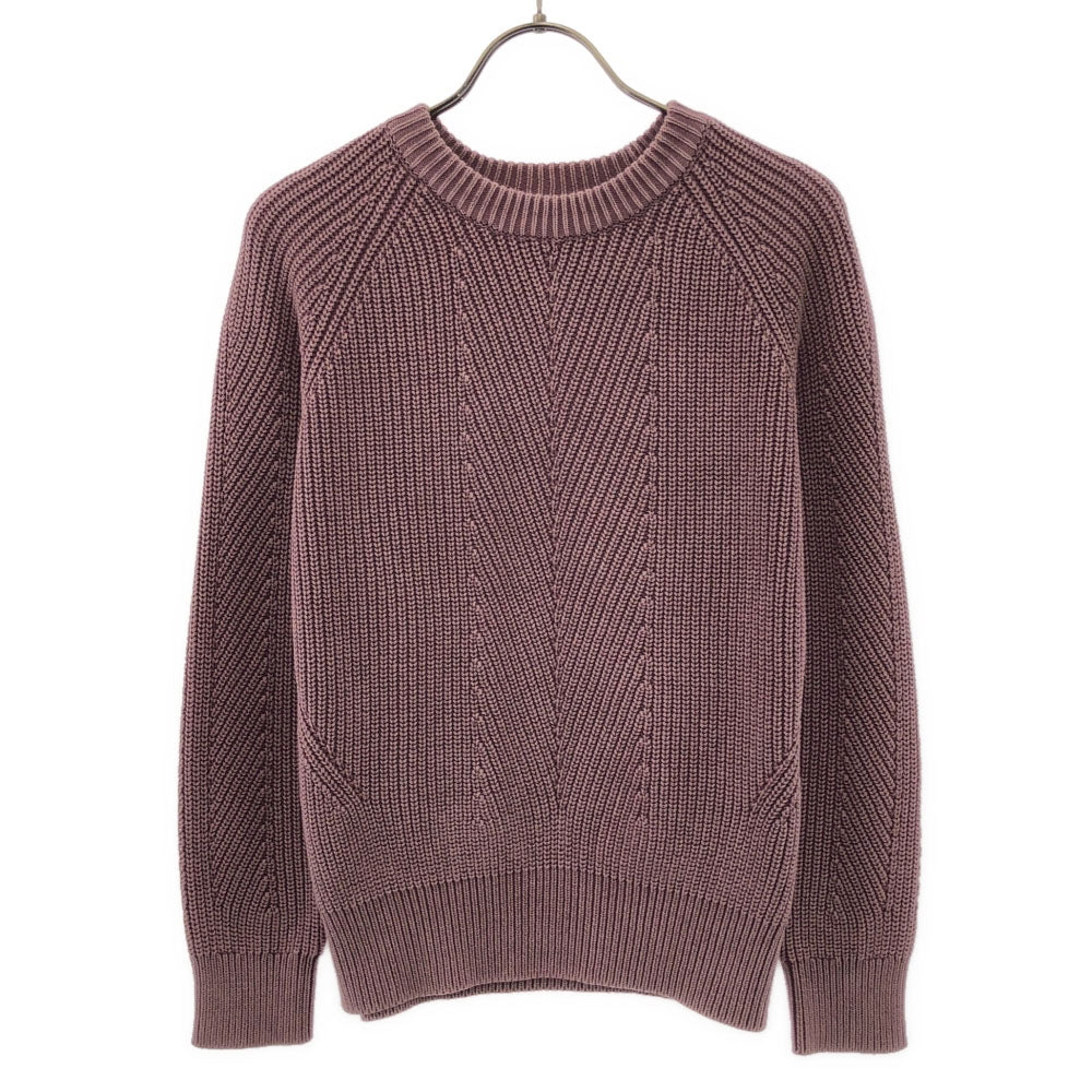 DEMYLEE デミリー 長袖 コットン ニット S スモークピンク系 セーター レディース