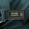 ビームスライツ 5分袖 シャツ ワンピース 36 ダークブルーグリーン系 BEAMS LIGHTS レディース