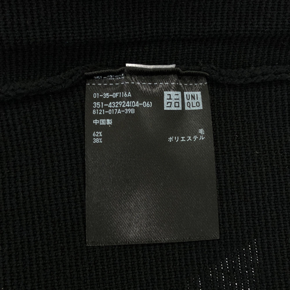 ユニクロ ユー ミラノリブ ジャケット L ブラック UNIQLO U メンズ