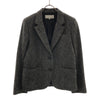 マーガレットハウエル Harris Tweed ウール100% ツイードジャケット 2 グレー系 MARGARET HOWELL レディース