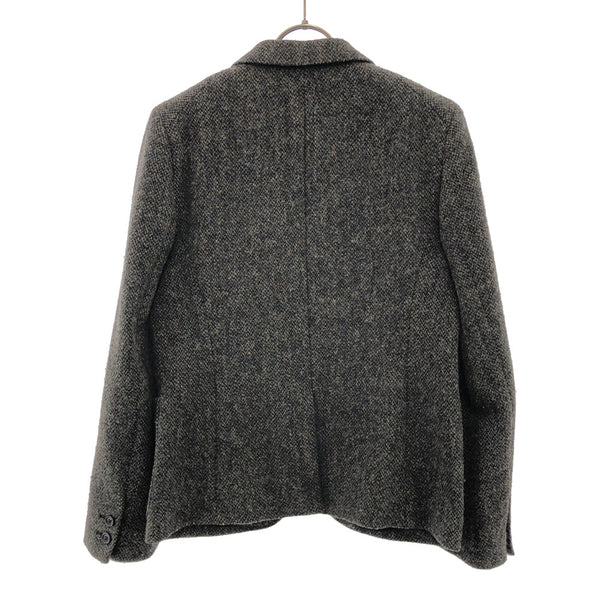 マーガレットハウエル Harris Tweed ウール100% ツイードジャケット 2 グレー系 MARGARET HOWELL レディース