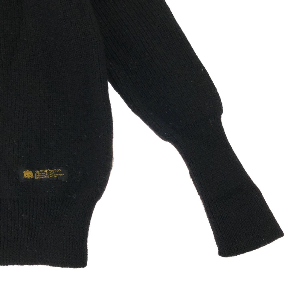 NEIGHBORHOOD ネイバーフッド ウール 長袖 ニット M ブラック セーター メンズ