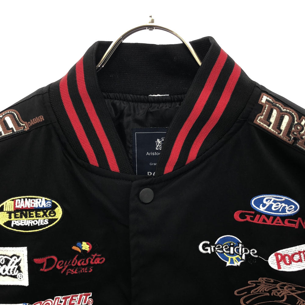 未使用 ロベルトカバーニ ワッペン スタジャン 48 ブラック系 メンズ