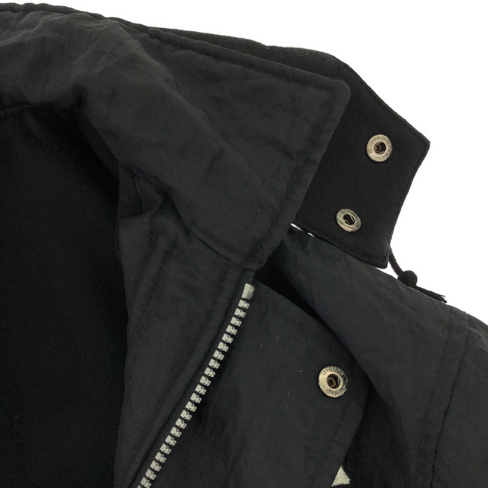 adidas アディダス 80s デサント製 ヴィンテージ ロングコート M ブラック メンズ