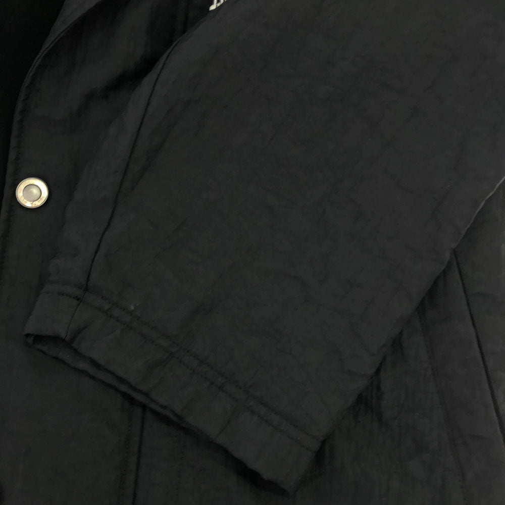 adidas アディダス 80s デサント製 ヴィンテージ ロングコート M ブラック メンズ