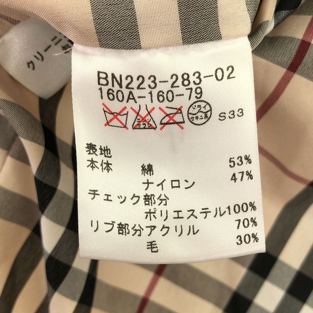 バーバリーロンドン 三陽商会 コート 160A ホワイト系 BURBERRY LONDON キッズ