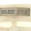 ザラベーシック 未使用 Z1975 DENIM スキニーデニムパンツ 38 ホワイト ZARA BASIC タグ付き レディース