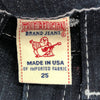 トゥルーレリジョン USA製 ストレートデニムパンツ w25 TRUE RELIGION ジーンズ レディース