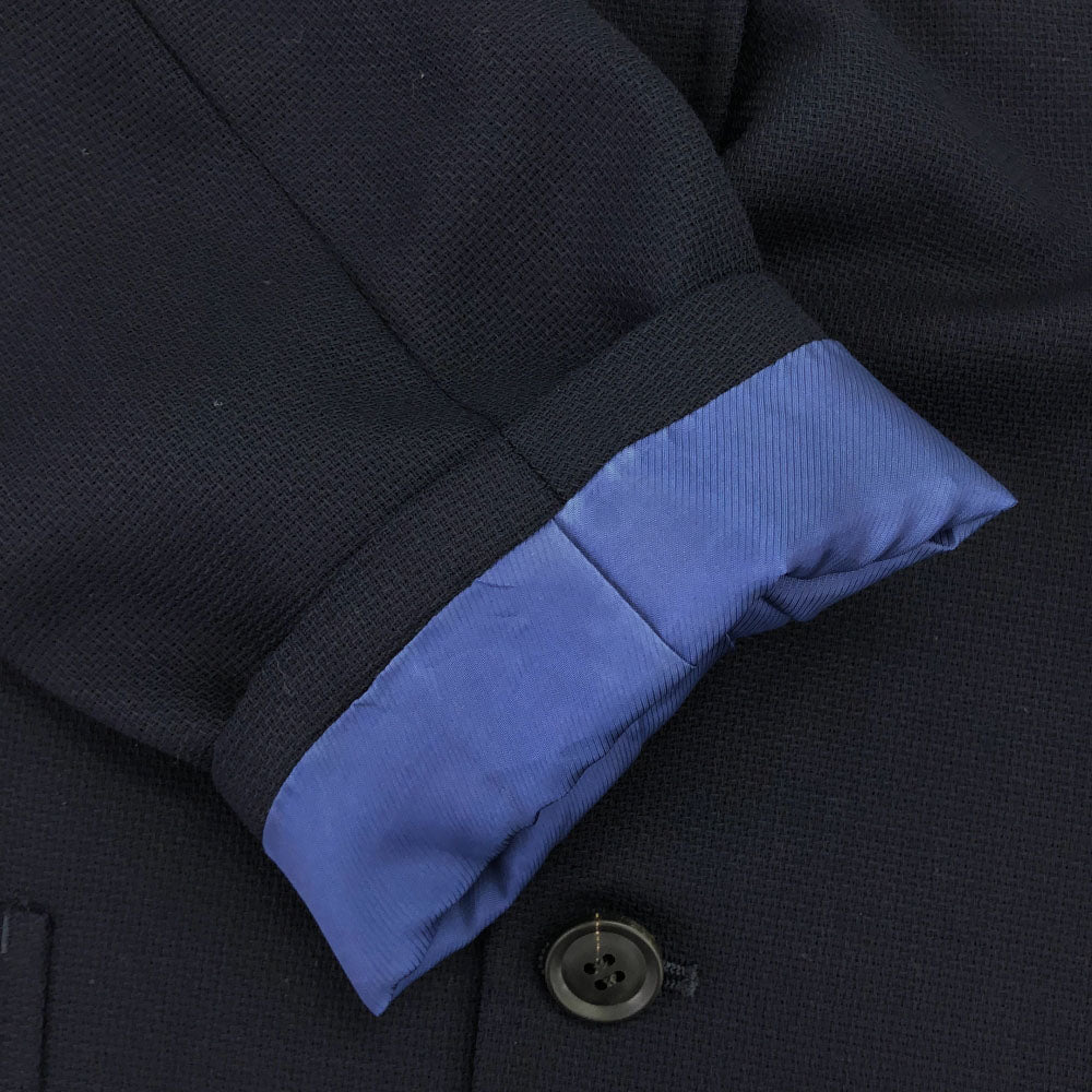 DANIEL CREMIEUX ダニエルクレミュ 日本製 ウール100% ロロピアーナ テーラードジャケット 48 ネイビー メンズ