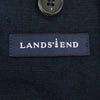 ランズエンド リネンブレンド テーラードジャケット XL ネイビー LANDS' END メンズ