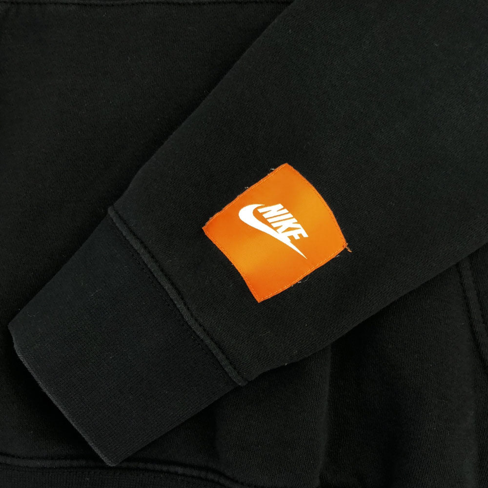 ナイキ ロゴ刺繍 長袖 スウェットパーカー M ブラック NIKE