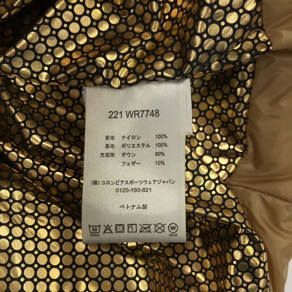 コロンビア 211WR7748 ロゴ刺繍 ノーザンゴージュ2 ダウンジャケット XL ベージュ Columbia OMNI-HEAT アウトドア レディース