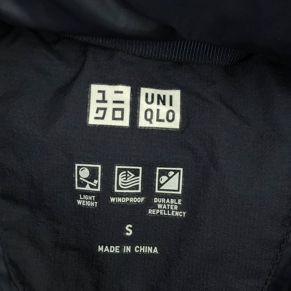 UNIQLO ユニクロ シームレス ダウンパーカー S ネイビー メンズ