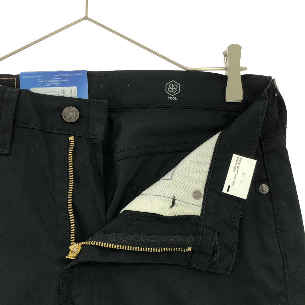 未使用 リーバイス プレミア 502 TAPER チノパンツ W29 ブラック Levi's PREMIUM COOLMAX タグ付き メンズ